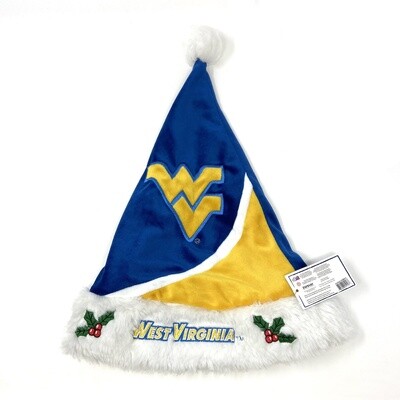 West Virginia Mountaineers Santa Hat