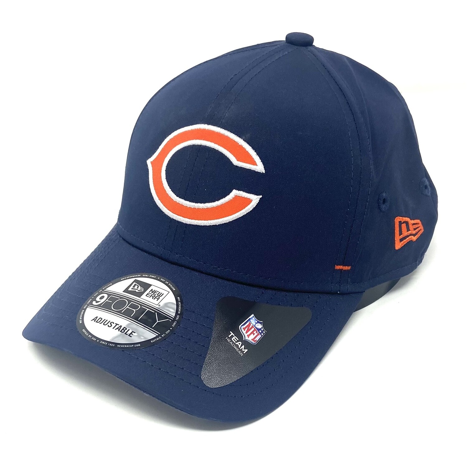 Chicago Bears Men's Navy Blue New Era 9Forty Adjustable Hat