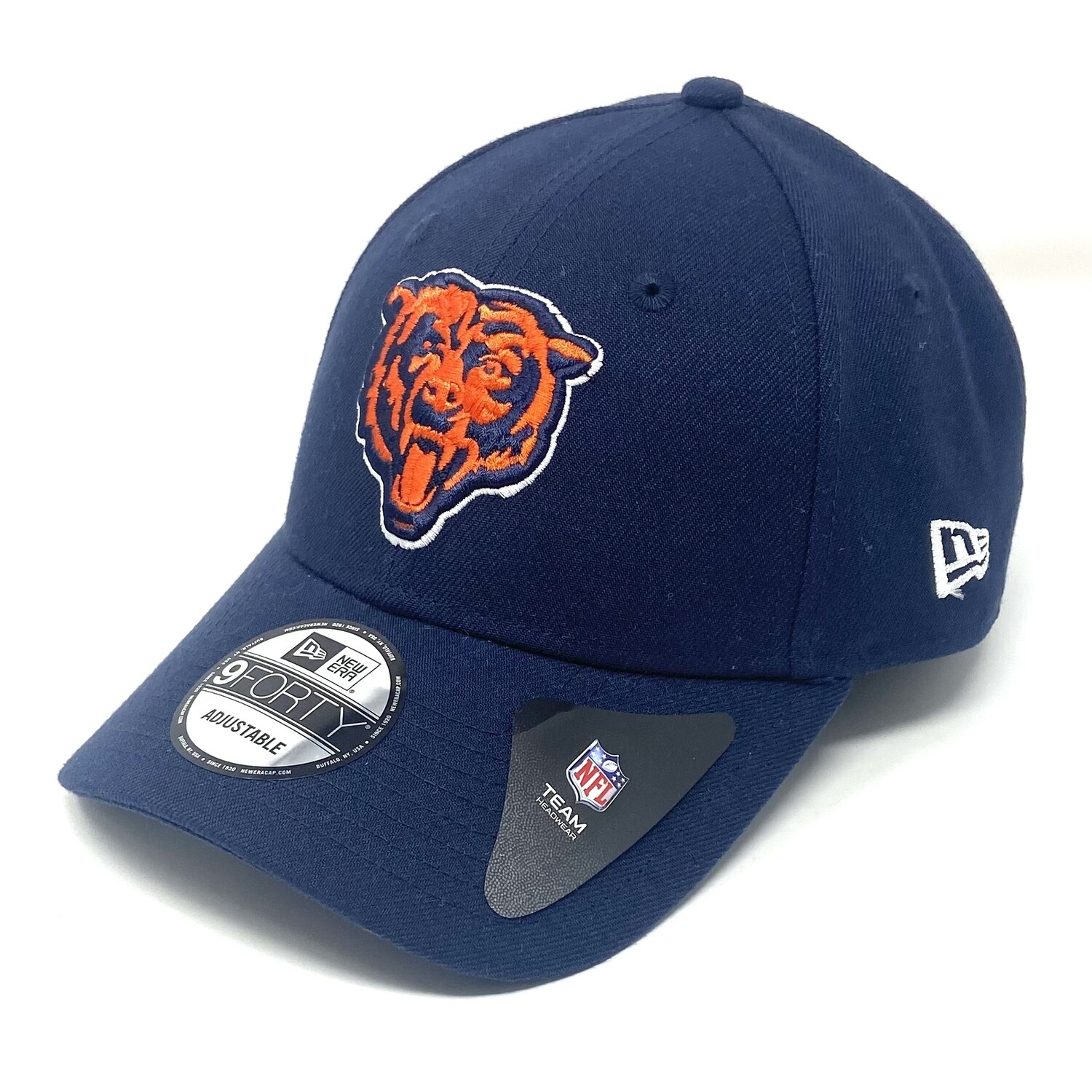 Chicago Bears Men's Navy Blue New Era 9Forty Adjustable Hat