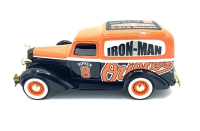 Baltimore Orioles Cal Ripken Jr. Iron-Man 1:25 Scale Bank Delivery Van