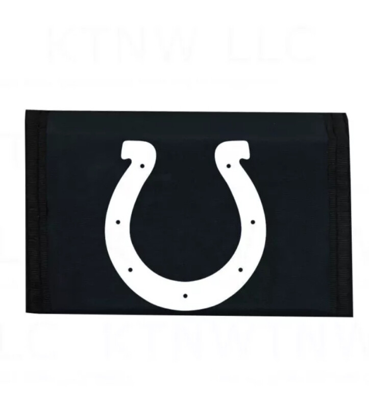 Indianapolis Colts Logo Nylon Tri-Fold Wallet