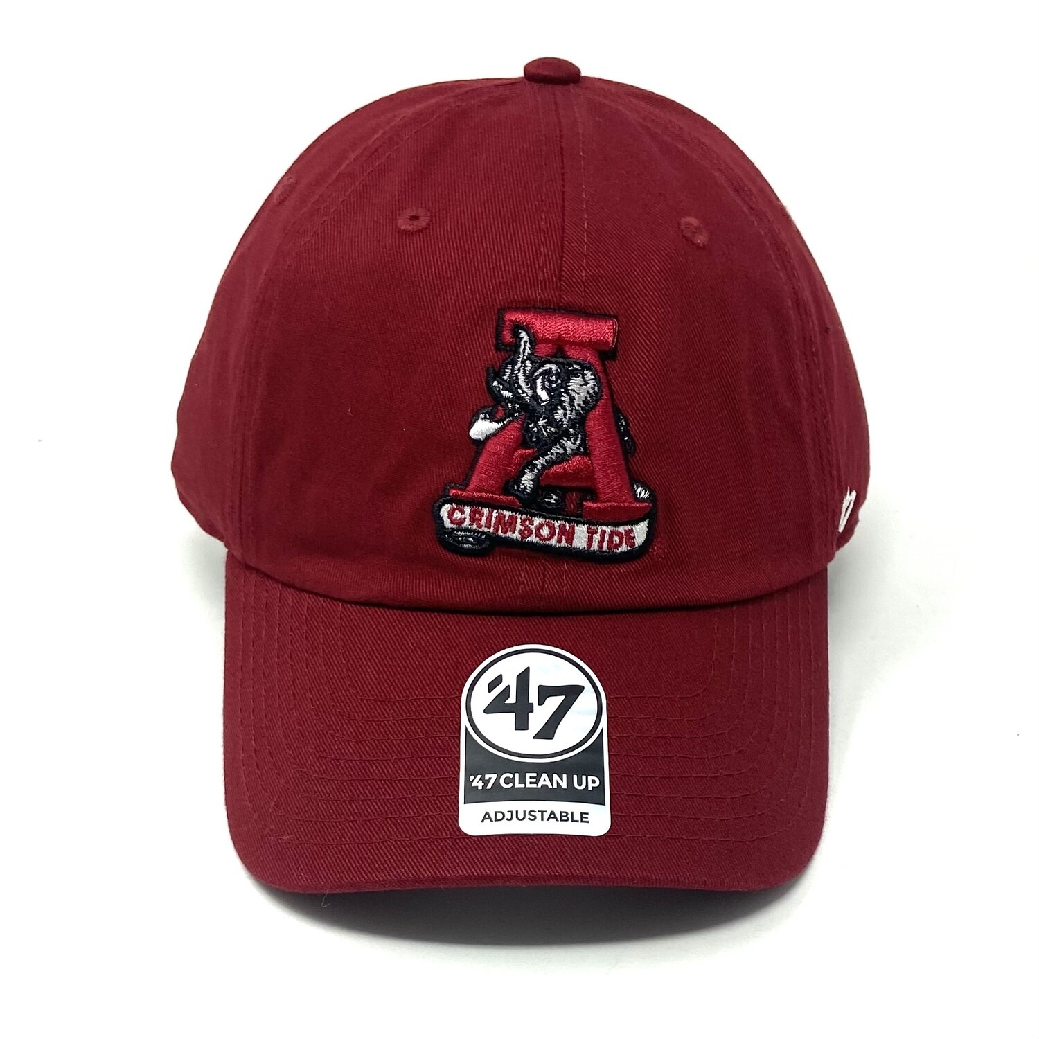 Alabama Crimson Tide 47 Brand Clean Up Adjustable Hat