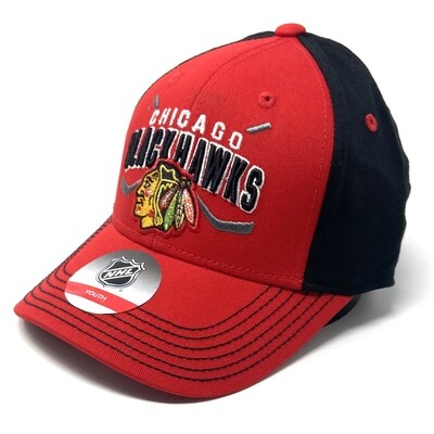Chicago Blackhawks NHL Youth Structured Adjustable Hat