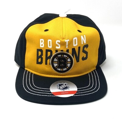 Boston Bruins NHL Youth Structured Adjustable Hat