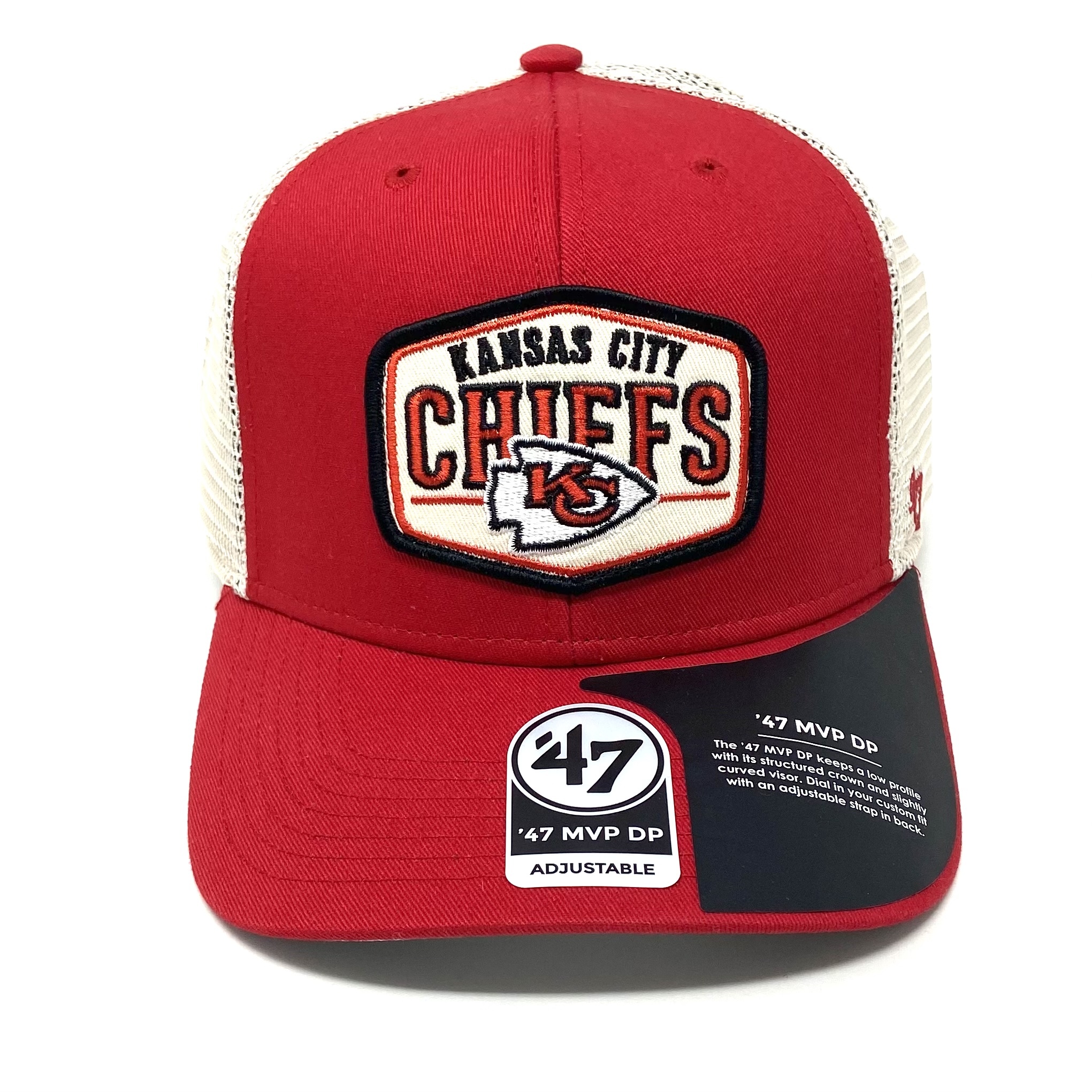 Kansas City Chiefs Men's 47 Brand MVP DP Adjustable Hat