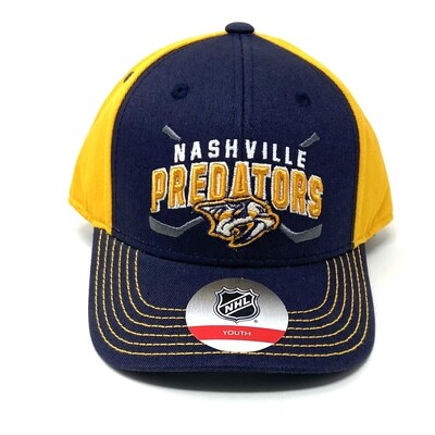 Nashville Predators NHL Youth Structured Adjustable Hat