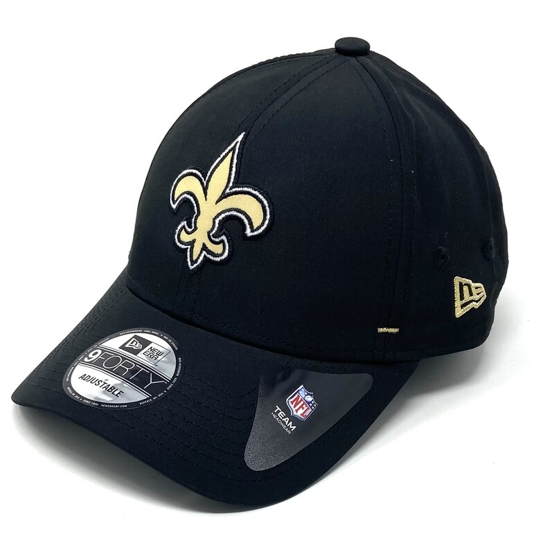 New Orleans Saints Men’s Black New Era 9Forty Adjustable Hat