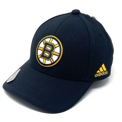 Boston Bruins Men’s Adidas Structured Adjustable Hat