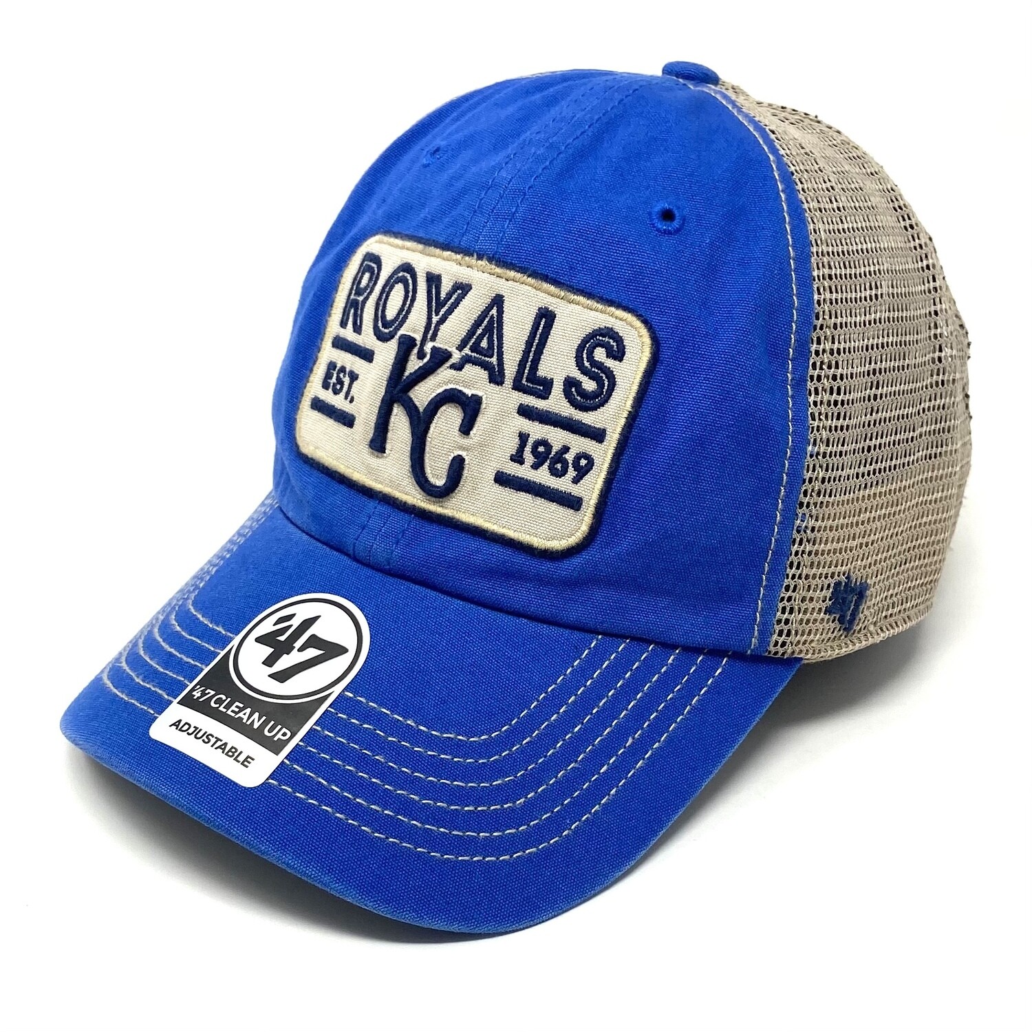 Kansas City Royals Men’s 47 Brand Clean Up Adjustable Hat