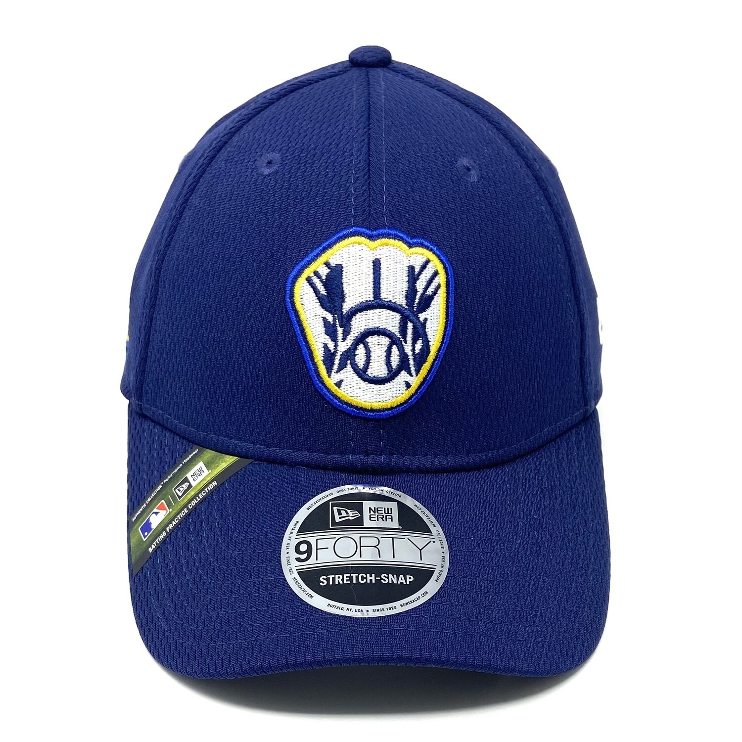Milwaukee Brewers Men’s New Era 9Forty Stretch-Snap Hat