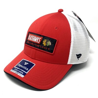 Chicago Blackhawks Men's Fanatics Iconic Defender Snapback Adjustable Hat