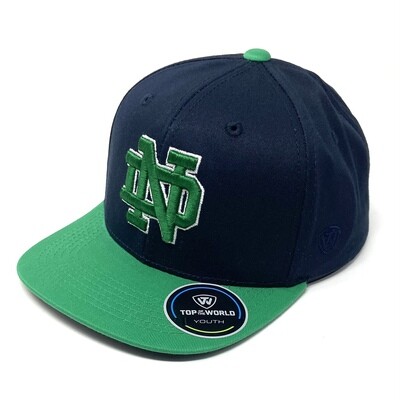 Notre Dame Fighting Irish Top of the World Youth SnapBack Hat