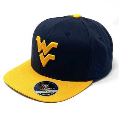 West Virginia Mountaineers Youth Top of the World SnapBack Hat