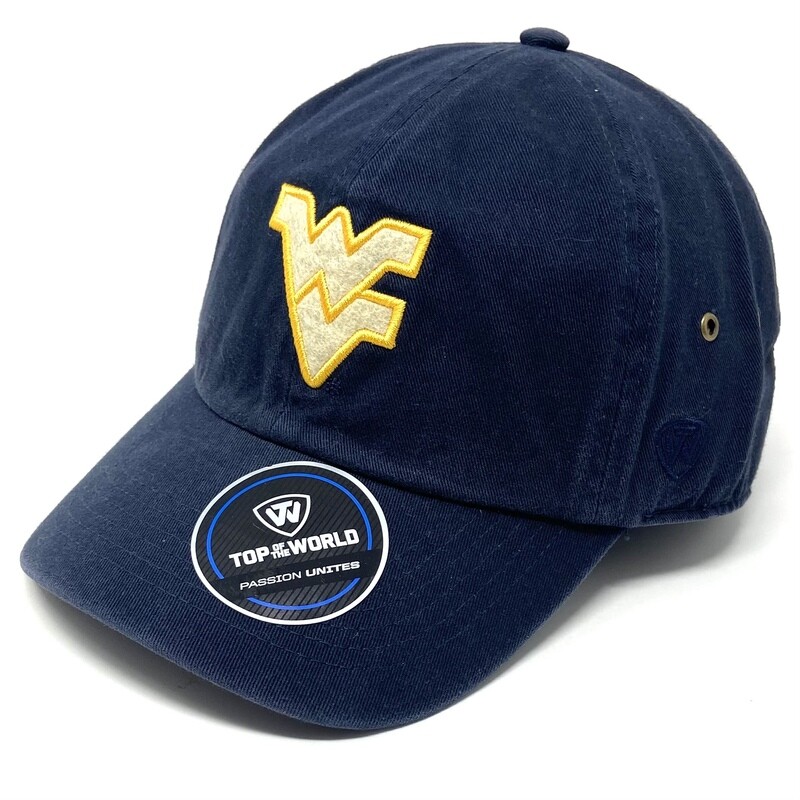 West Virginia Mountaineers Men’s Top of the World Adjustable Hat