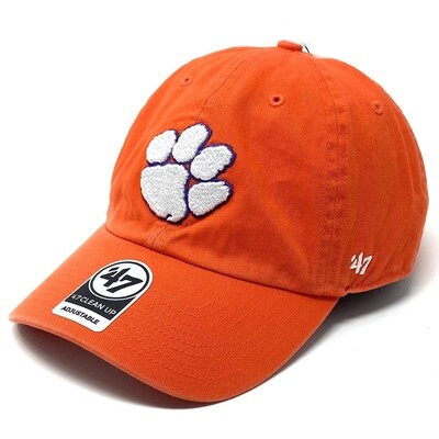 Clemson Tigers Men’s 47 Brand Clean Up Adjustable Hat