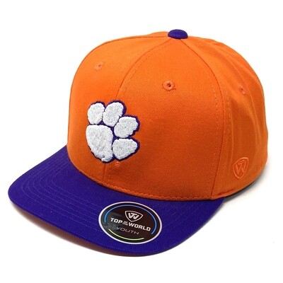 Clemson Tigers Youth Top of the World SnapBack Hat