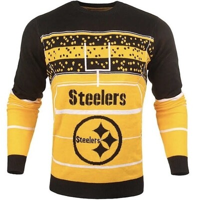 Pittsburgh Steelers Men’s Light Up Stadium Ugly Christmas Sweater