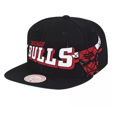 Chicago Bulls Men’s NBA The Grid Mitchell & Ness Snapback Hat