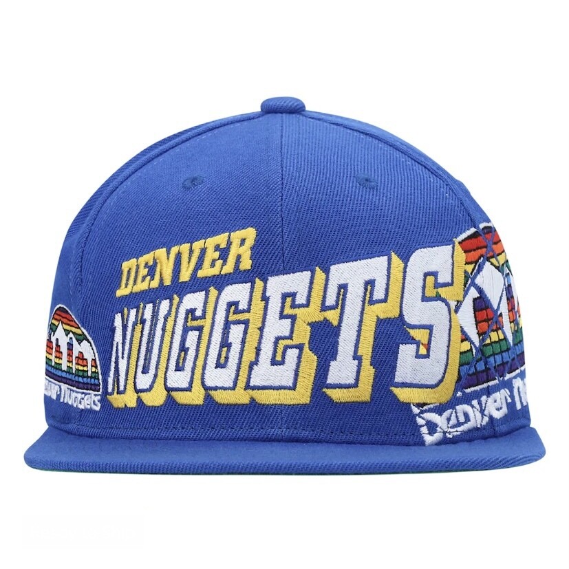 Denver Nuggets Men’s The Grid Mitchell & Ness Snapback Hat