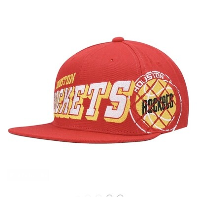 Houston Rockets Men’s The Grid Mitchell & Ness Snapback Hat