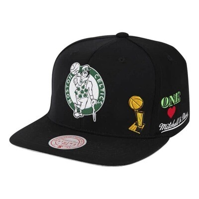 Boston Celtics Men’s Hyperlocal Mitchell & Ness Snapback Hat