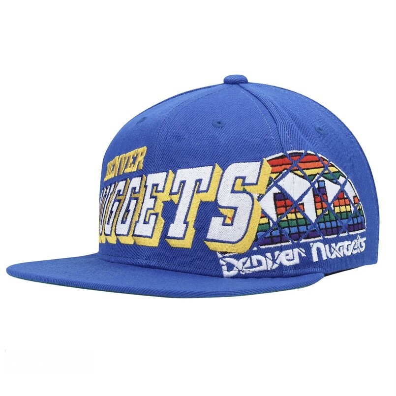 Denver Nuggets Men’s The Grid Mitchell & Ness Snapback Hat