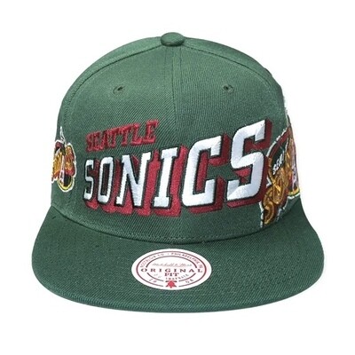 Seattle SuperSonics Men’s The Grid Mitchell & Ness Snapback Hat