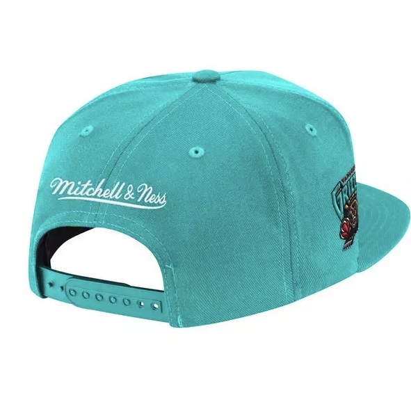 Shop Mitchell & Ness Vancouver Grizzlies The Grid Snapback Hat  6HSSLD21007-VGRTEAL green