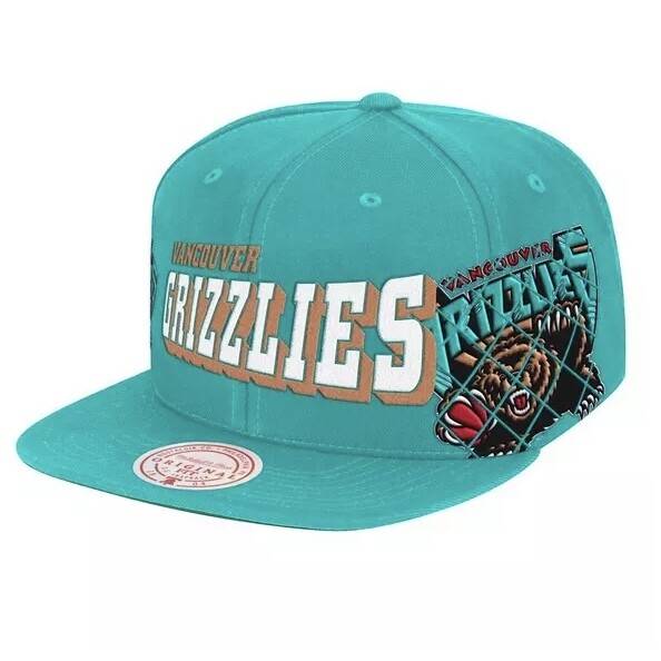 Vancouver Grizzlies Men’s The Grid Mitchell & Ness Snapback Hat