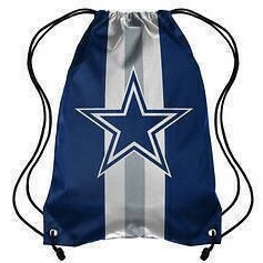 Dallas Cowboys Striped Drawstring Backpack