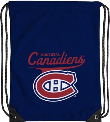 Montreal Canadiens Big Logo Drawstring Backpack