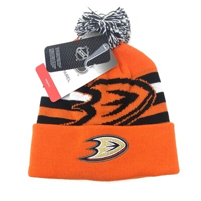 Anaheim Ducks Youth NHL Cuffed Pom Knit Hat
