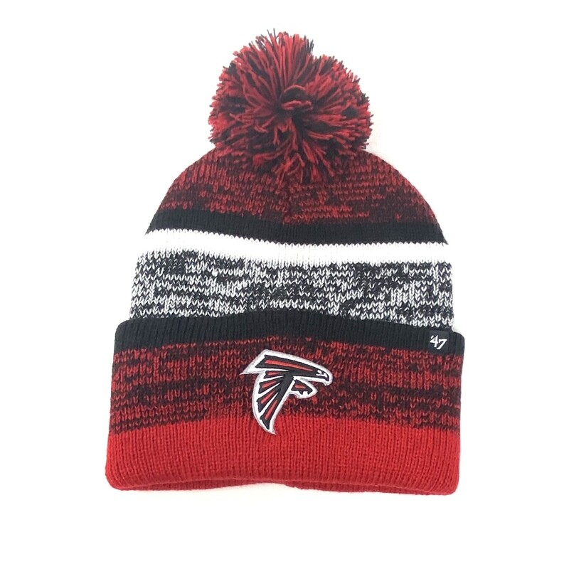 Atlanta Falcons Men's 47 Brand Cuffed Pom Knit Hat