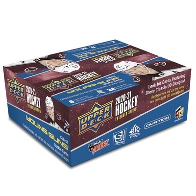 2020-21 Hockey Upper Deck Extended Series Factory Sealed 24-Pack Box