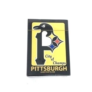 Pittsburgh City of Champs Logo Playing Cards