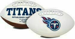 Tennessee Titans Full Size Embroidered Signature Series White Panel Football