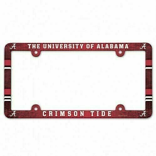 Alabama Crimson Tide Plastic License Plate Frame