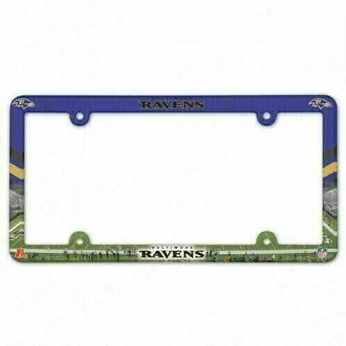 Baltimore Ravens Team Plastic License Plate Frame