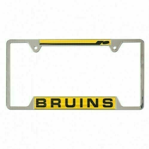 Boston Bruins Laser Chrome Metal License Plate Frame