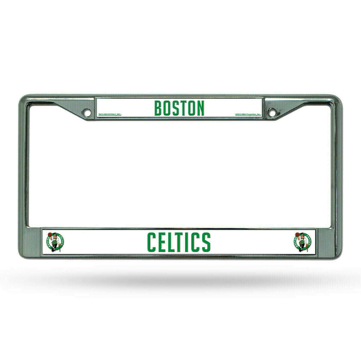 Boston Celtics Chrome Metal License Plate Frame