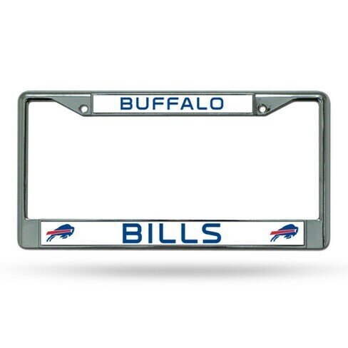 Buffalo Bills Chrome Metal License Plate Frame
