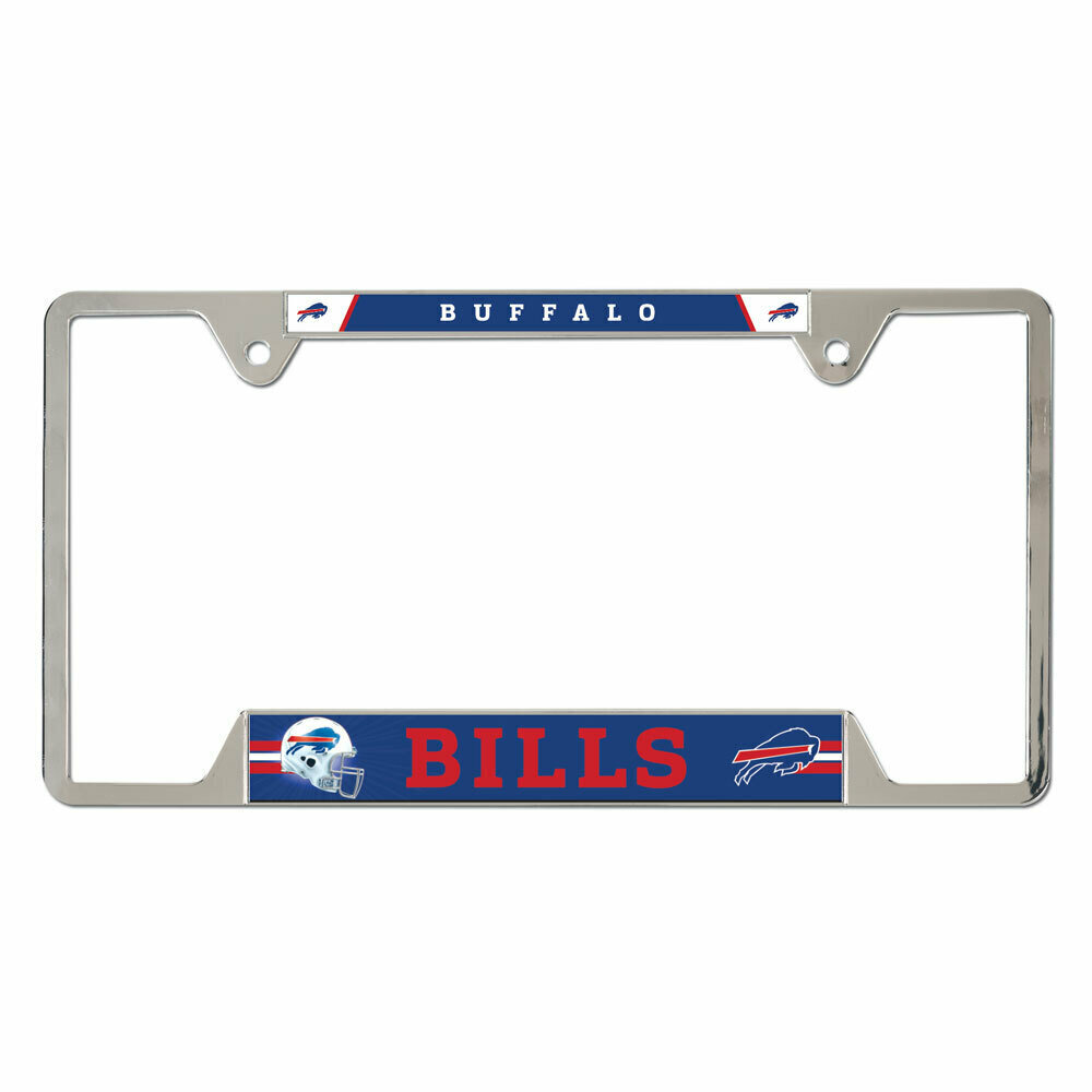 Buffalo Bills Chrome Metal License Plate Frame
