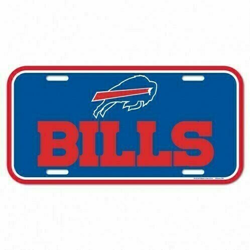 Buffalo Bills Plastic License Plate