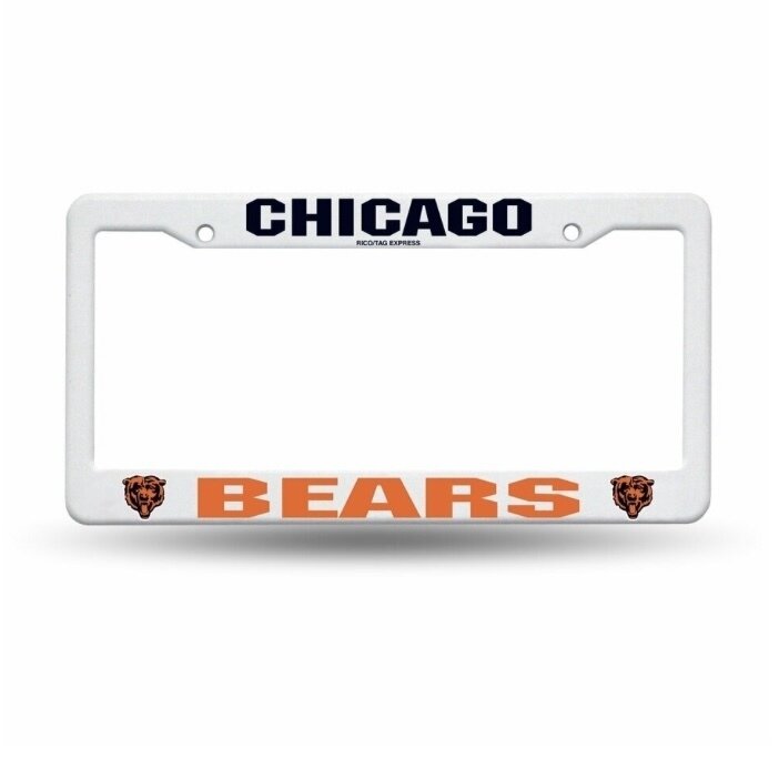 Chicago Bears Team Plastic License Plate Frame