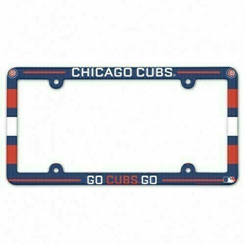 Chicago Cubs Plastic License Plate Frame