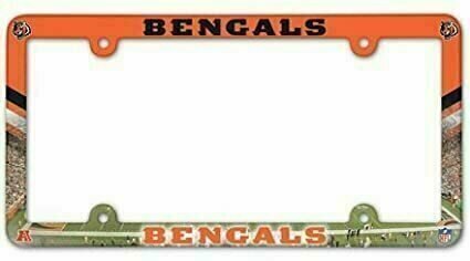 Cincinnati Bengals Plastic License Plate Frame