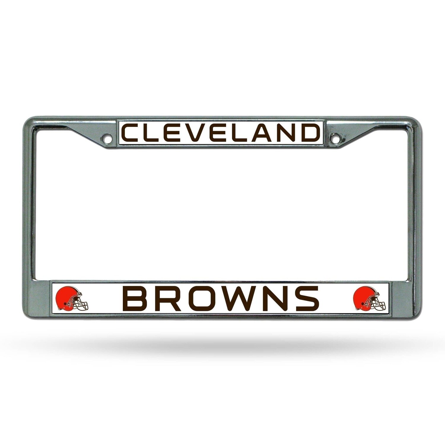 Cleveland Browns Chrome Metal License Plate Frame