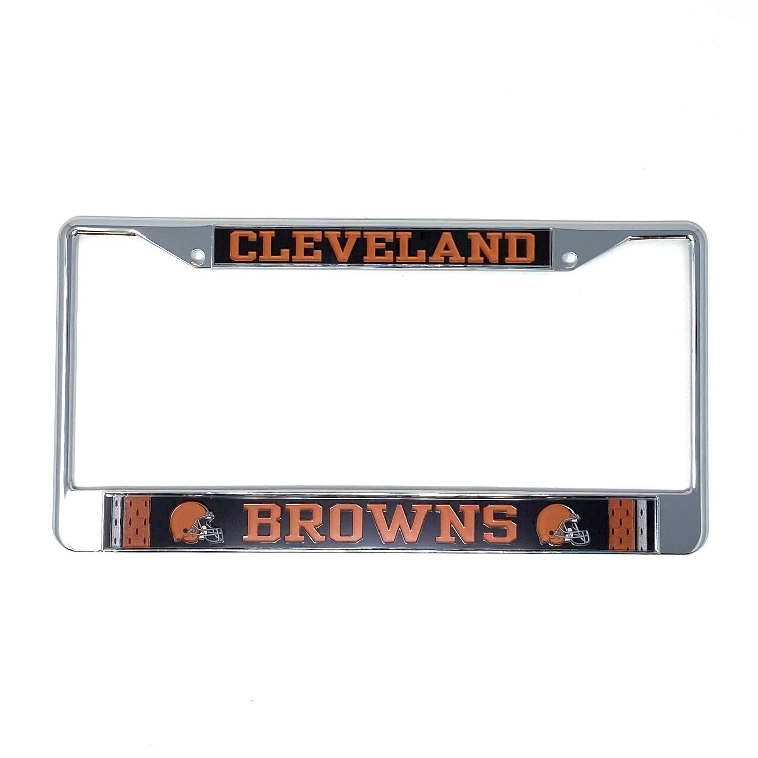 Cleveland Browns Metal License Plate Frame