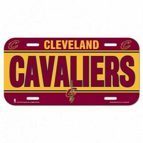 Cleveland Cavaliers Plastic License Plate