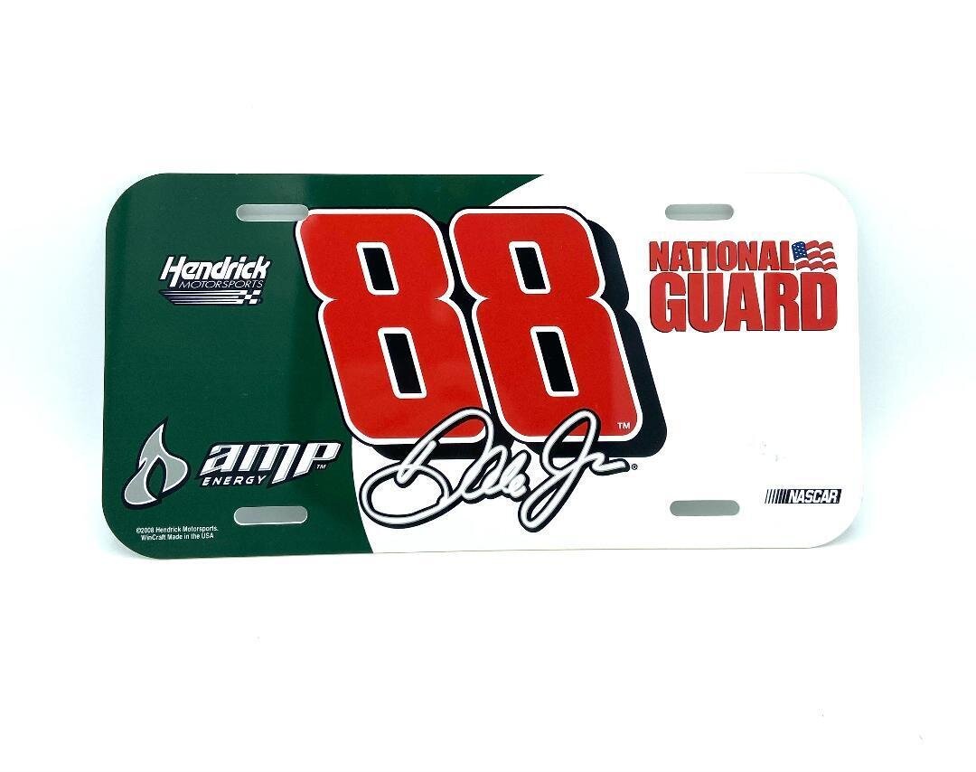 Dale Earnhardt Jr. Plastic License Plate